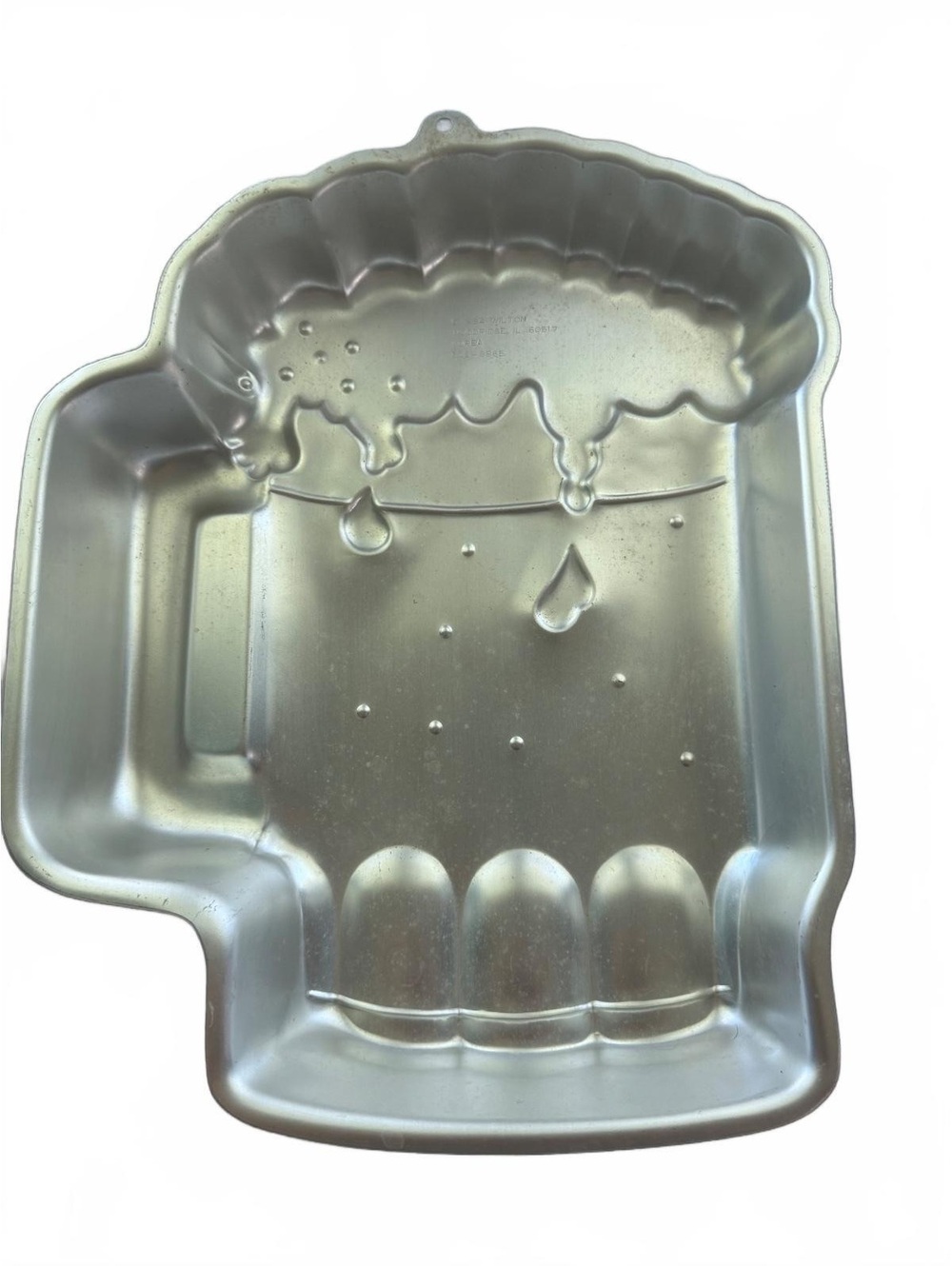 Vintage Wilton Beer Mug Cake Pan 1984 Aluminum Baking Mold